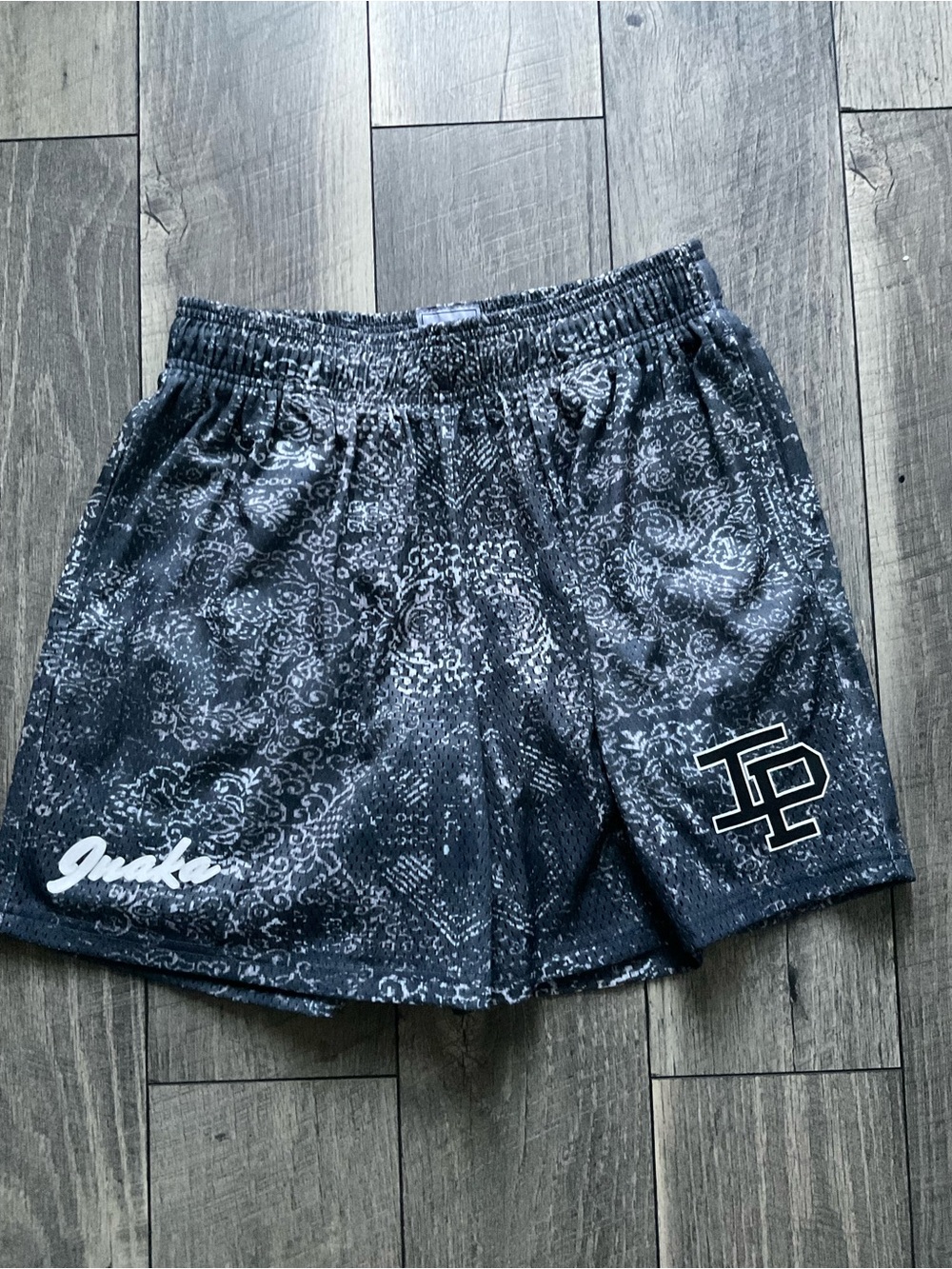 Inaka Power Black & White Athletic Shorts